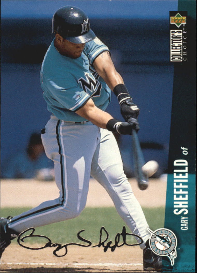 1996 Collector's Choice Silver Signature #560 Gary Sheffield