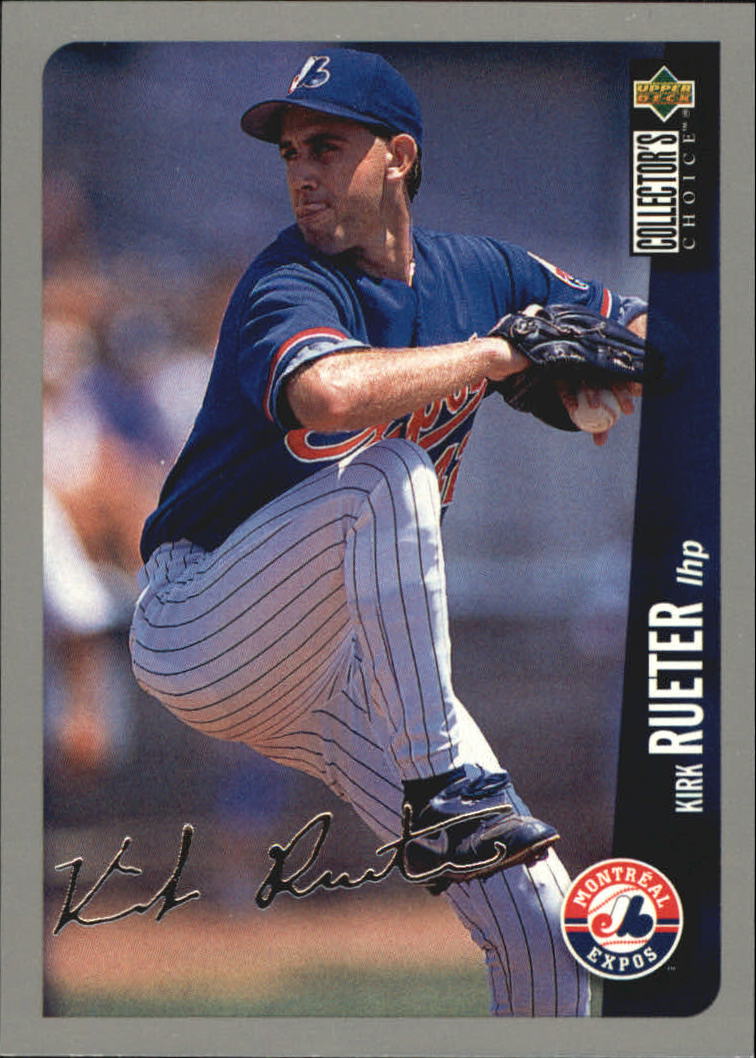 1996 Collector's Choice Silver Signature #611 Kirk Rueter