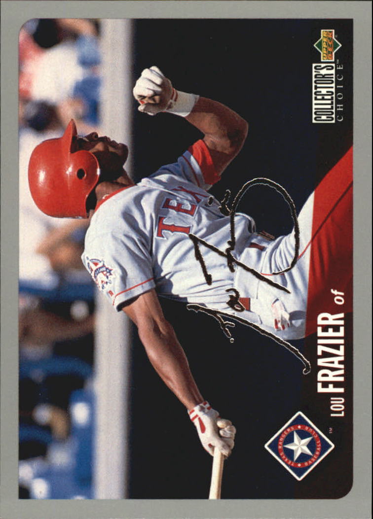 1996 Collector's Choice Silver Signature 742 Lou Frazier NMMT