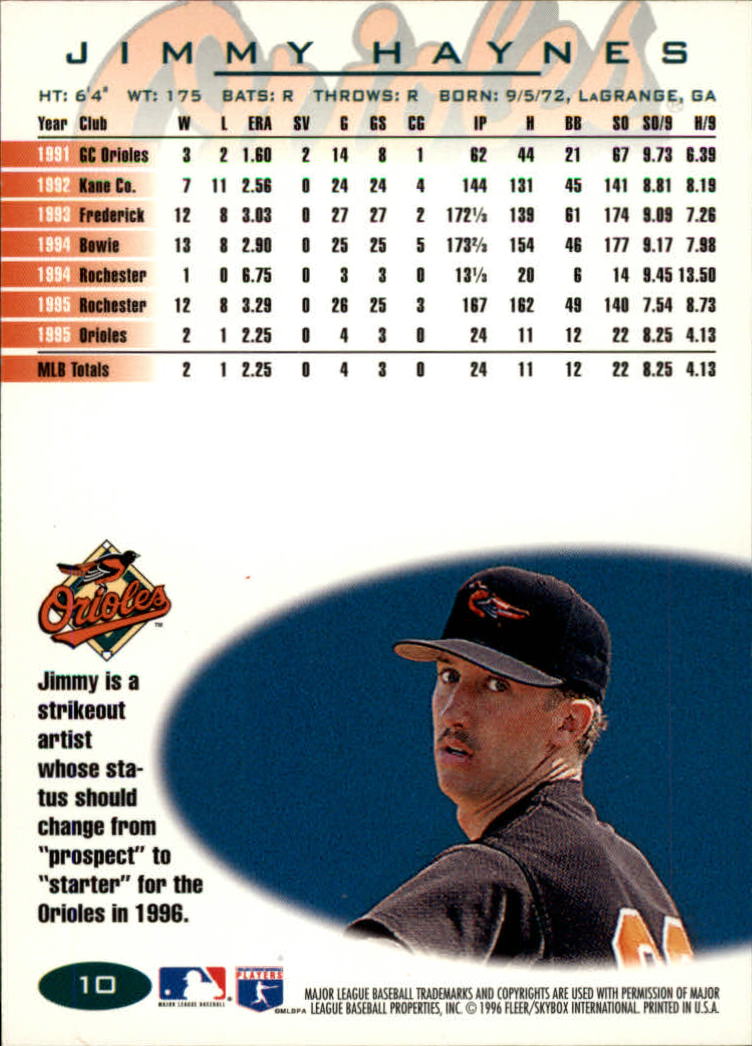 A5006- 1996 Fleer Tiffany Baseball Card #s 1-250 -You Pick- 15+ FREE US SHIP