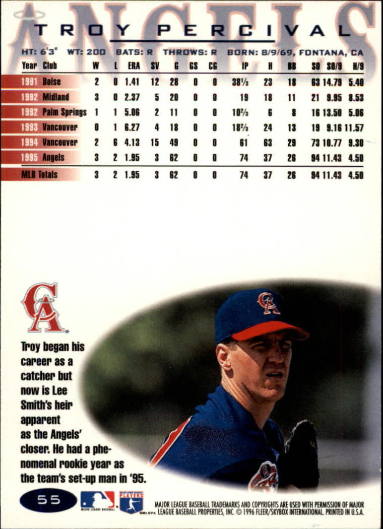 A5006- 1996 Fleer Tiffany Baseball Card #s 1-250 -You Pick- 15+ FREE US SHIP