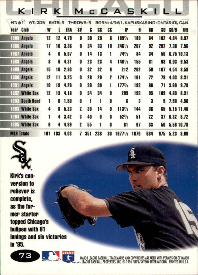 A5006- 1996 Fleer Tiffany Baseball Card #s 1-250 -You Pick- 15+ FREE US SHIP