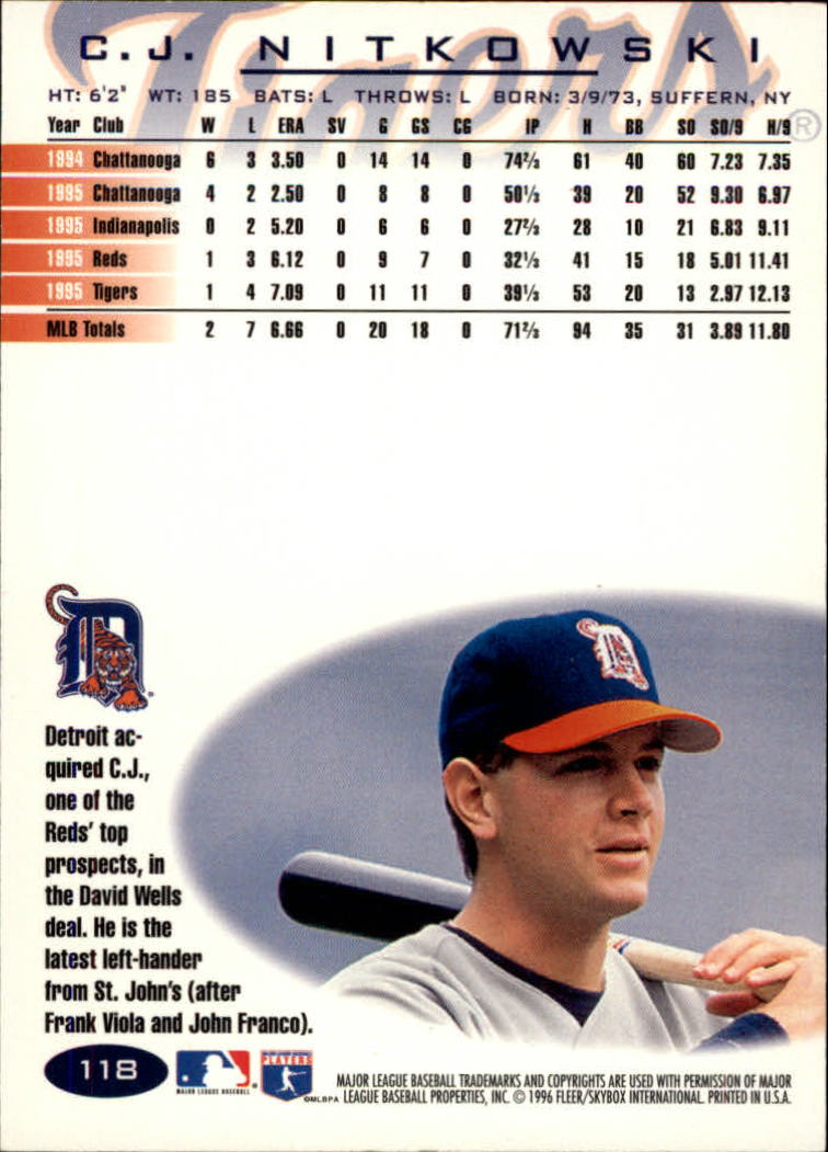 A5006- 1996 Fleer Tiffany Baseball Karte #S 1-250 -du Pick- 15 + Gratis US - Bild 151 von 355