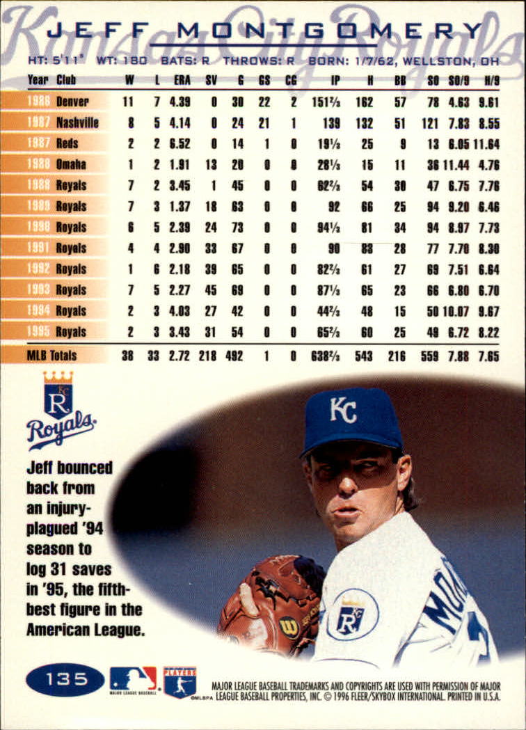 1996 Fleer Baseball "Tiffany" Parallel Cards - Picture 55 of 181