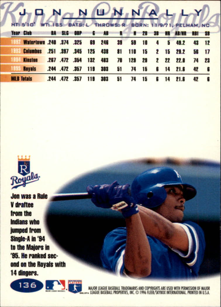 A5006- 1996 Fleer Tiffany Baseball Karte #S 1-250 -du Pick- 15 + Gratis US - Bild 173 von 355