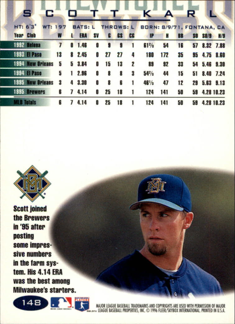 A5006- 1996 Fleer Tiffany Baseball Karte #S 1-250 -du Pick- 15 + Gratis US - Bild 195 von 355