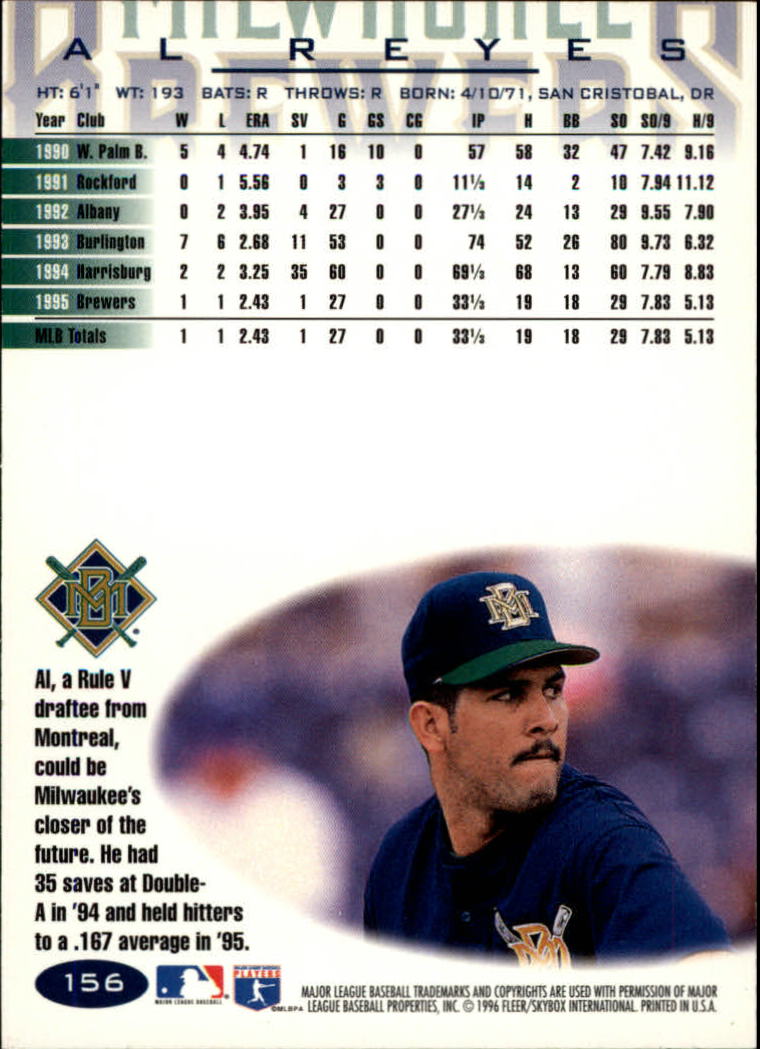 A5006- 1996 Fleer Tiffany Baseball Karte #S 1-250 -du Pick- 15 + Gratis US - Bild 209 von 355