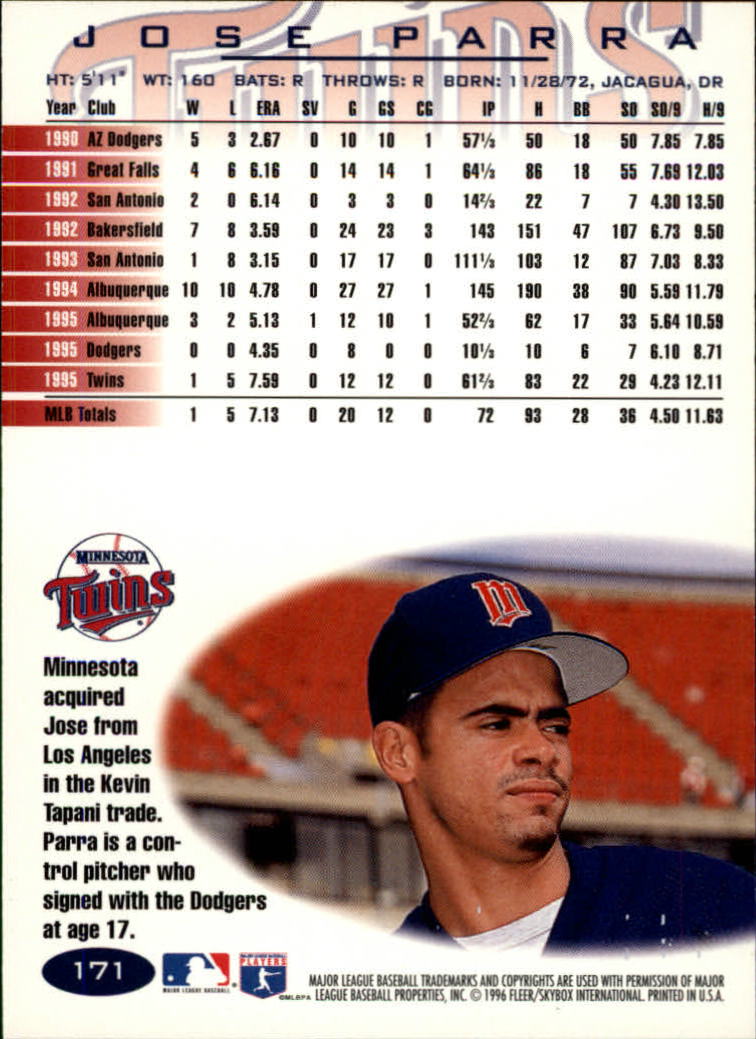 A5006- 1996 Fleer Tiffany Baseball Karte #S 1-250 -du Pick- 15 + Gratis US - Bild 237 von 355