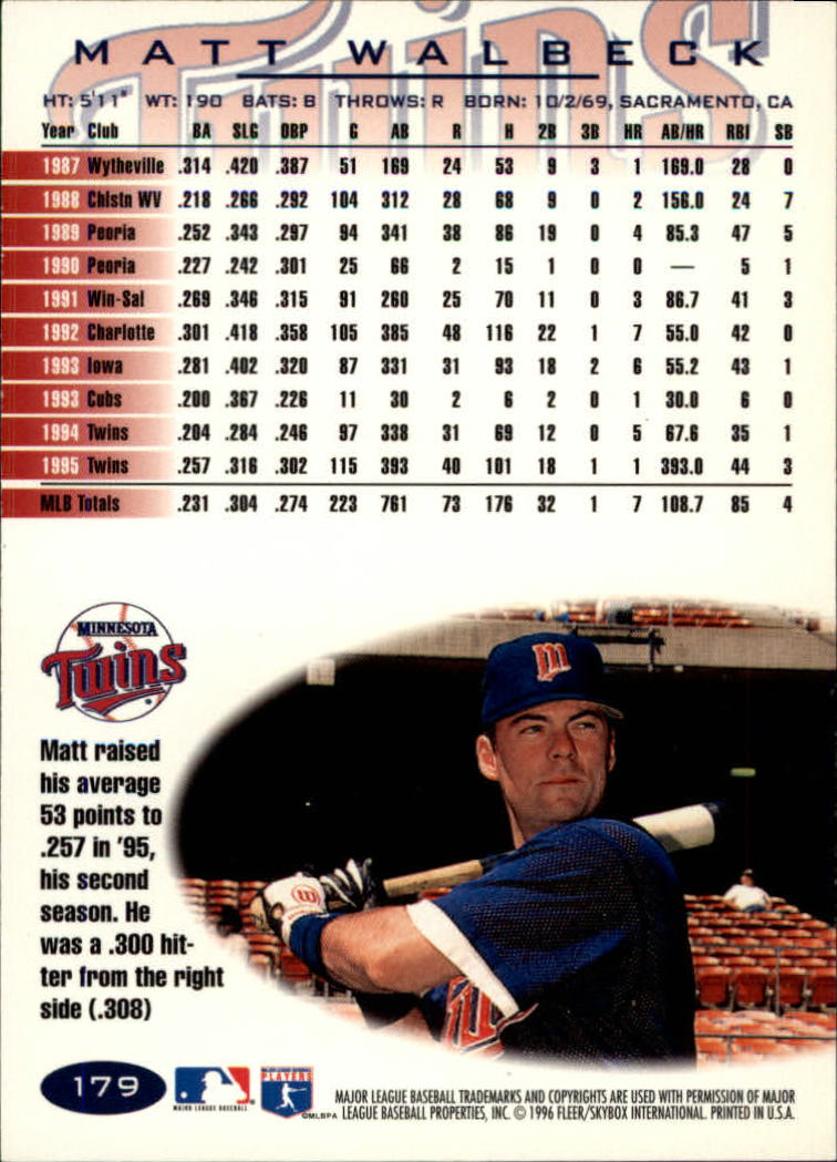 A5006- 1996 Fleer Tiffany Baseball Karte #S 1-250 -du Pick- 15 + Gratis US - Bild 251 von 355