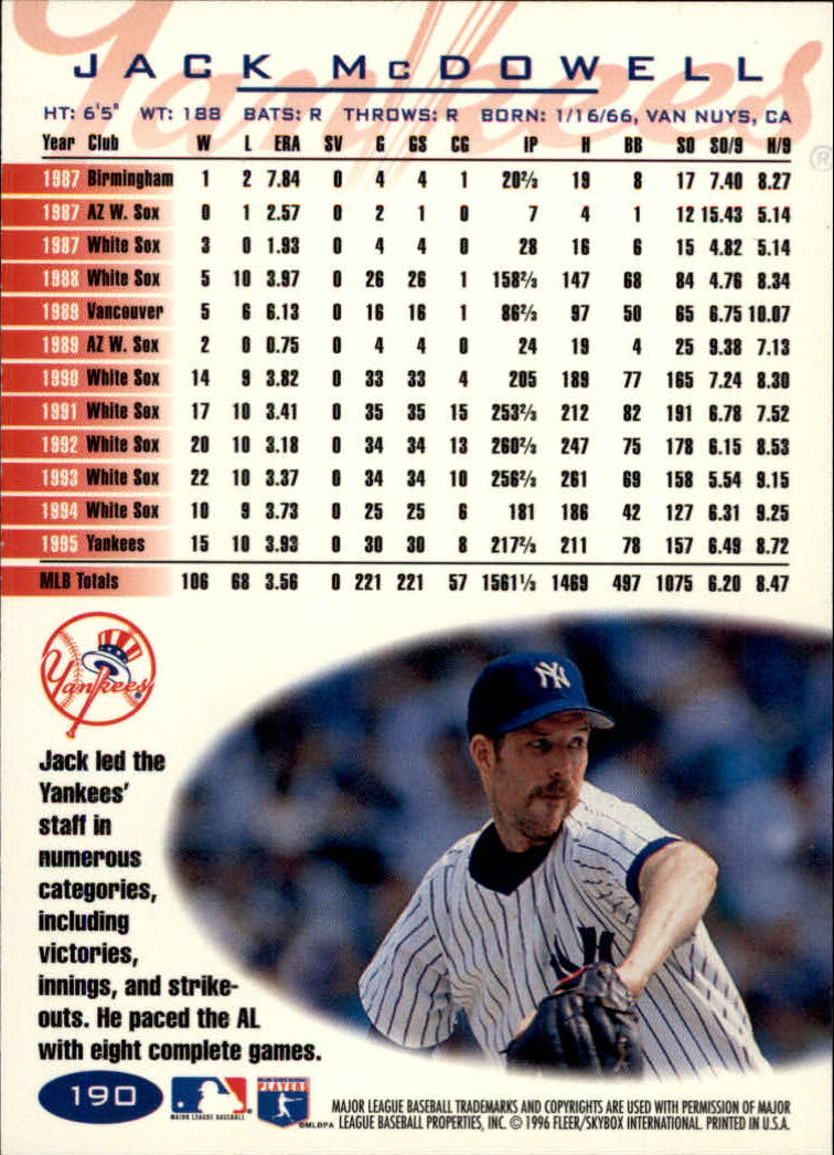 A5006- 1996 Fleer Tiffany Baseball Karte #S 1-250 -du Pick- 15 + Gratis US - Bild 263 von 355