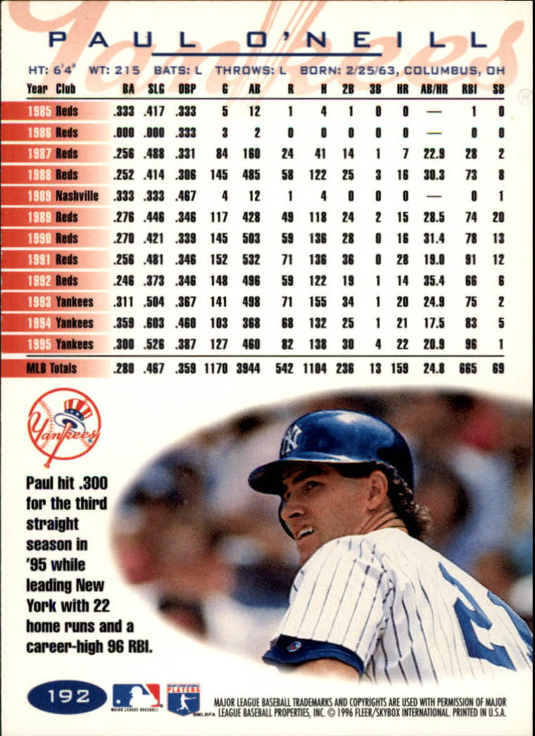 A5006- 1996 Fleer Tiffany Baseball Karte #S 1-250 -du Pick- 15 + Gratis US - Bild 267 von 355