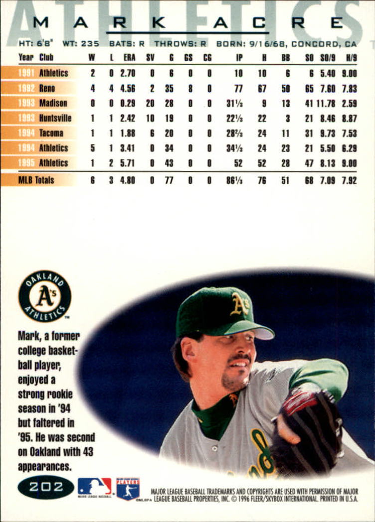 A5006- 1996 Fleer Tiffany Baseball Karte #S 1-250 -du Pick- 15 + Gratis US - Bild 279 von 355