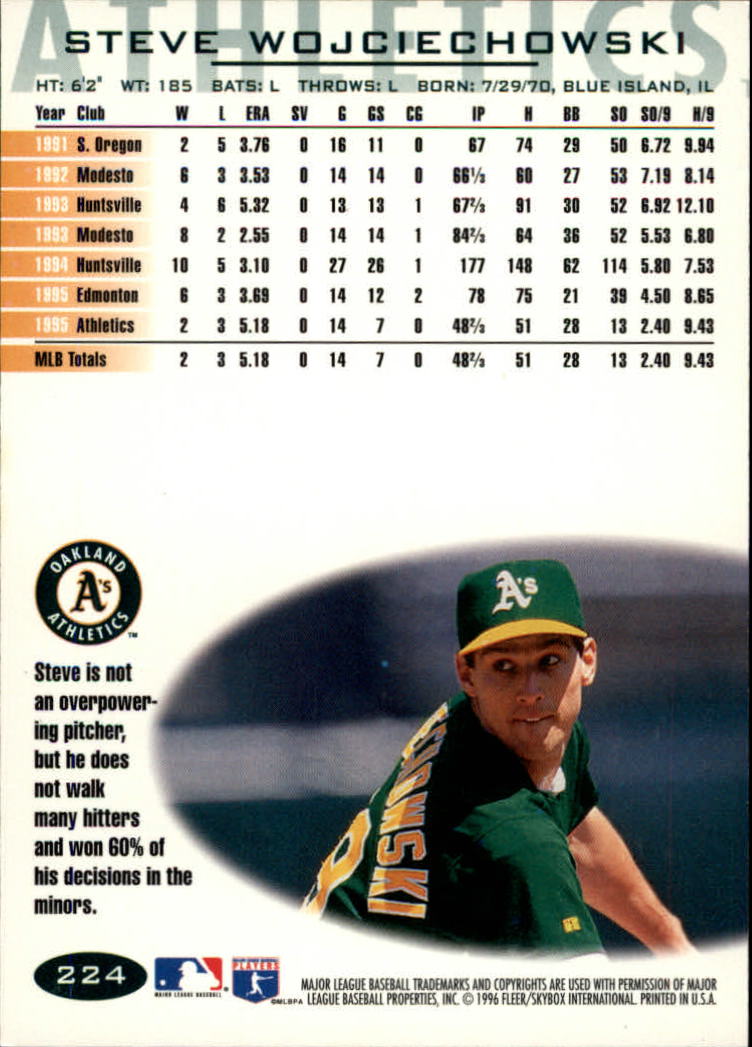 A5006- 1996 Fleer Tiffany Baseball Karte #S 1-250 -du Pick- 15 + Gratis US - Bild 313 von 355