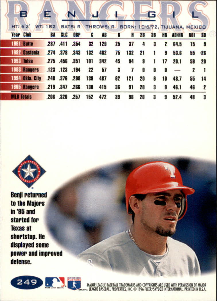 A5006- 1996 Fleer Tiffany Baseball Karte #S 1-250 -du Pick- 15 + Gratis US - Bild 355 von 355