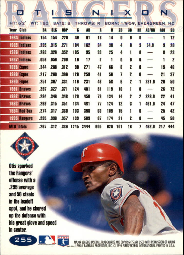 1996 Fleer Baseball "Tiffany" Parallel Cards - Picture 83 of 181