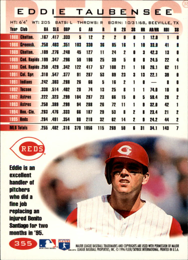 1996 Fleer Baseball "Tiffany" Parallel Cards - Picture 115 of 181