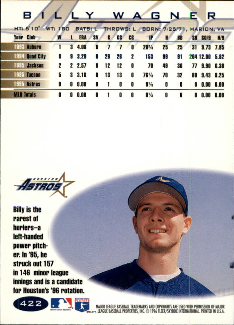 1996 Fleer Baseball "Tiffany" Parallel Cards - Picture 129 of 181
