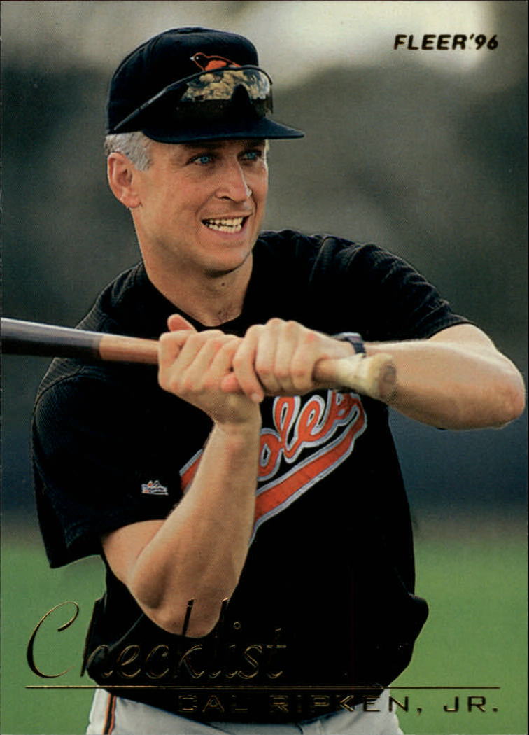 1996 Fleer Baseball "Checklists" Insert Cards - Picture 14 of 21