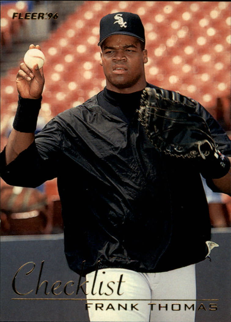 1996 Fleer Baseball "Checklists" Insert Cards - Picture 16 of 21