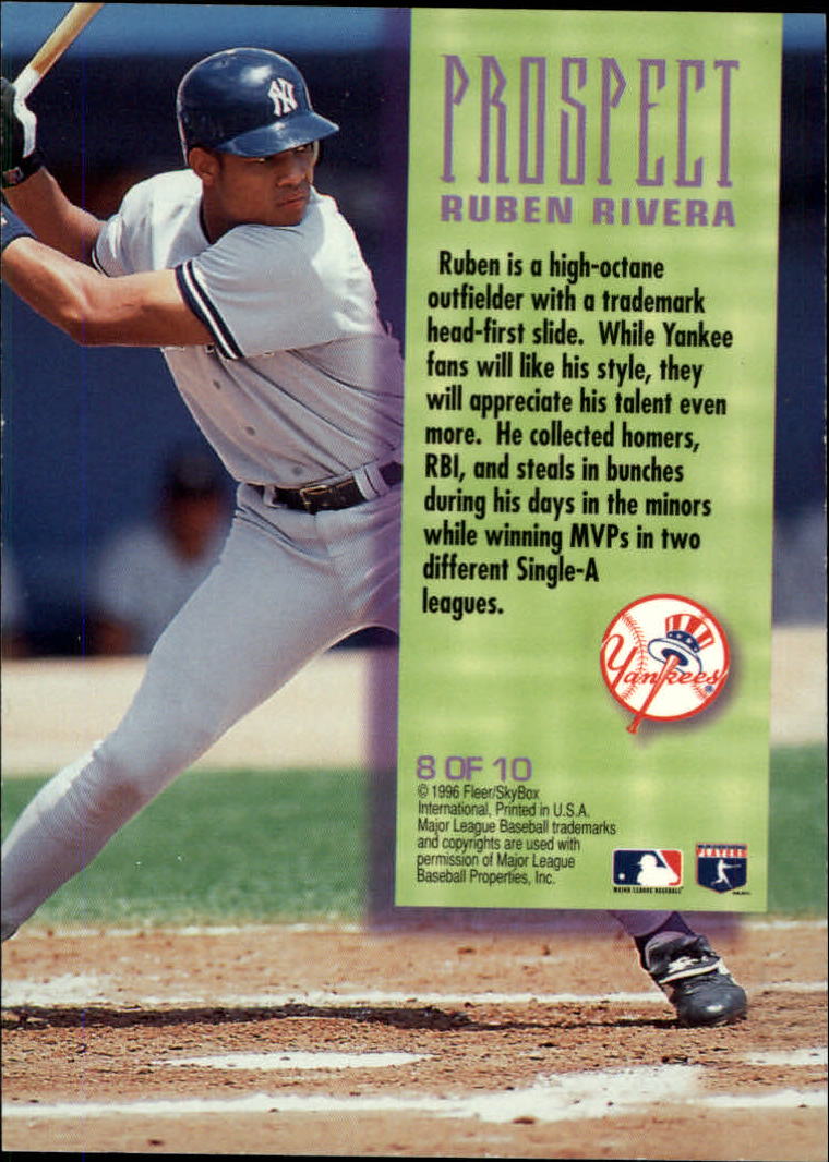 1996 Fleer Baseball "Prospects" Insert Cards - Picture 13 of 17