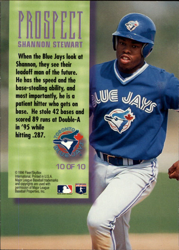 1996 Fleer Baseball "Prospects" Insert Cards - Picture 17 of 17