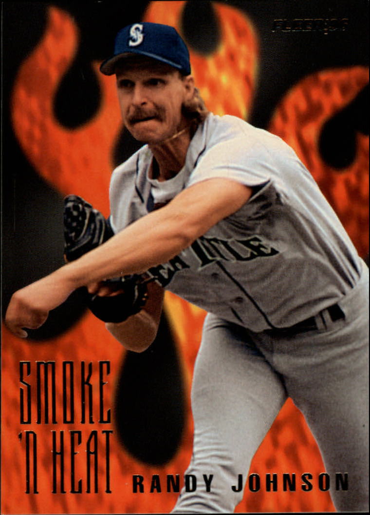 1996 Fleer Smoke 'n Heat #5 Randy Johnson