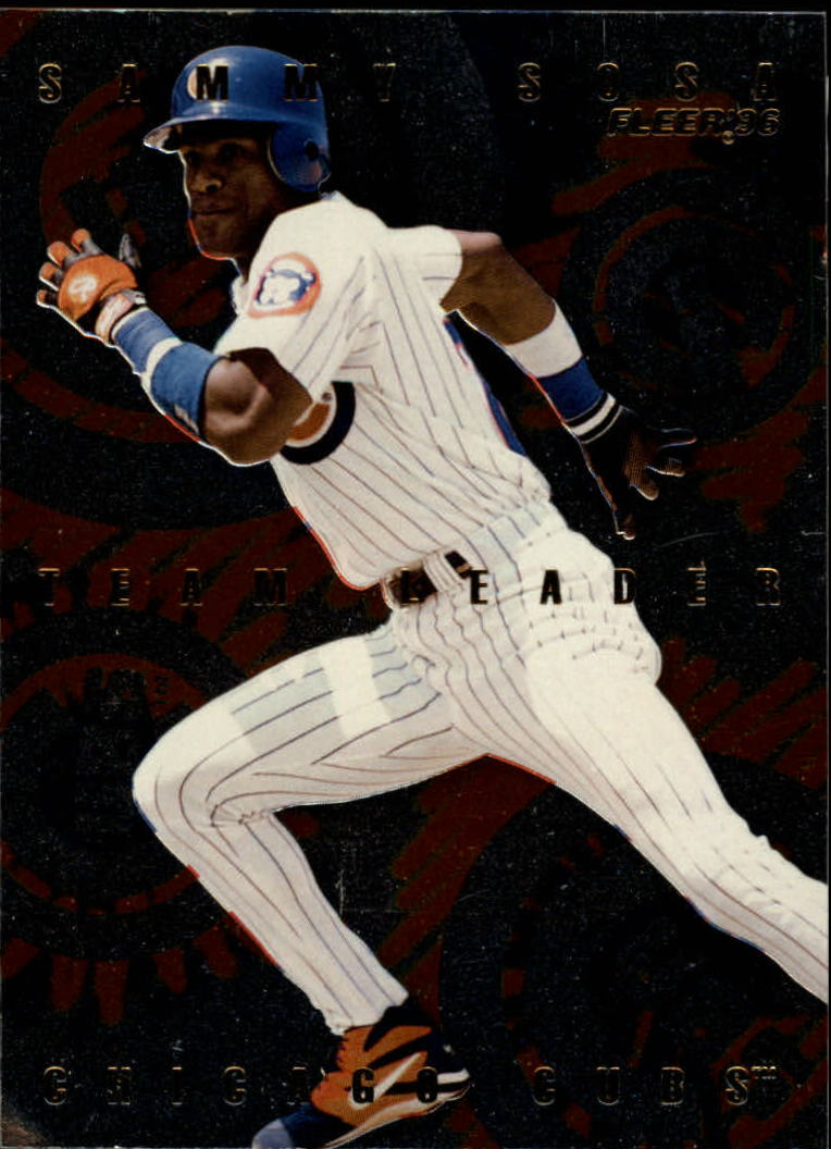 1996 Fleer Baseball "Team Leaders" Insert Cards - Picture 12 of 19