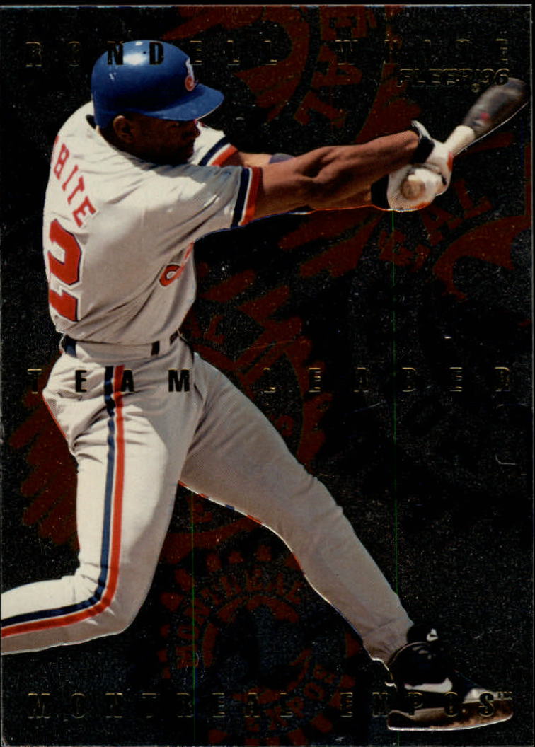 1996 Fleer Baseball "Team Leaders" Insert Cards - Picture 16 of 19