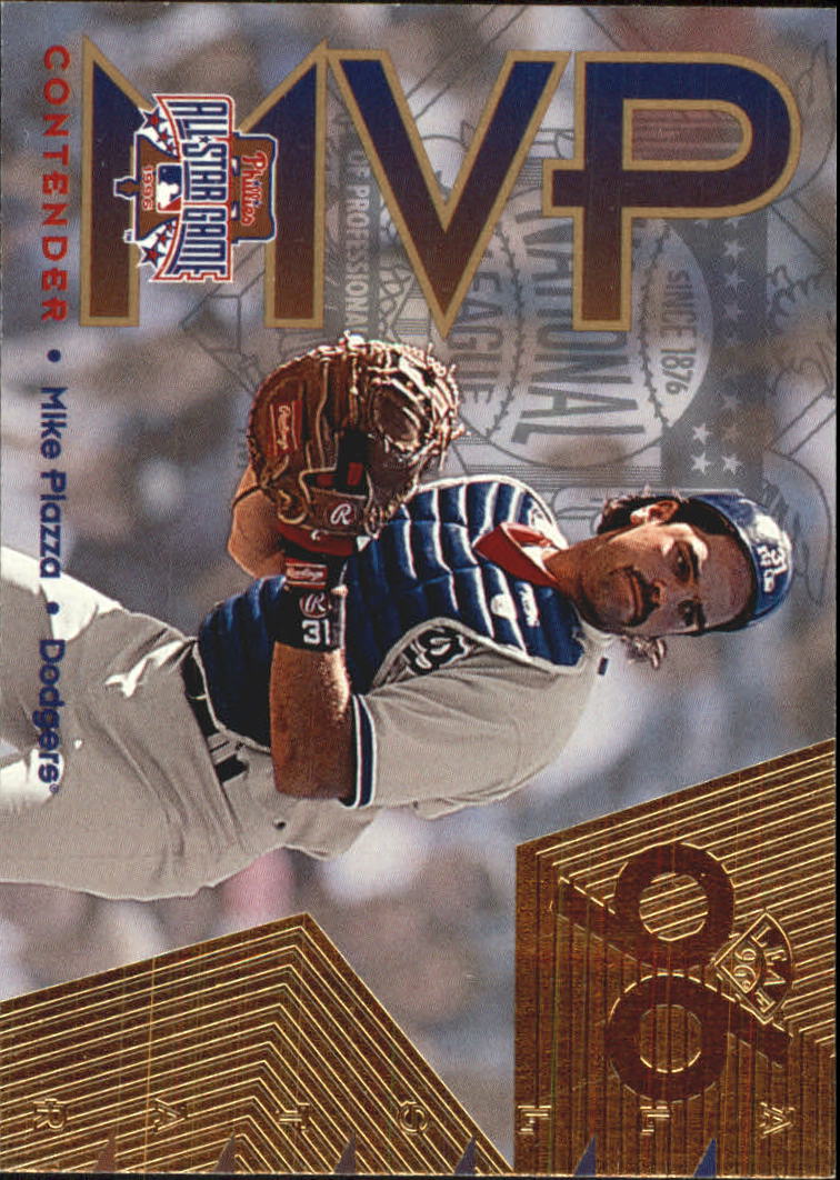 1996 Leaf All-Star Game MVP Contenders Gold #2 Mike Piazza W