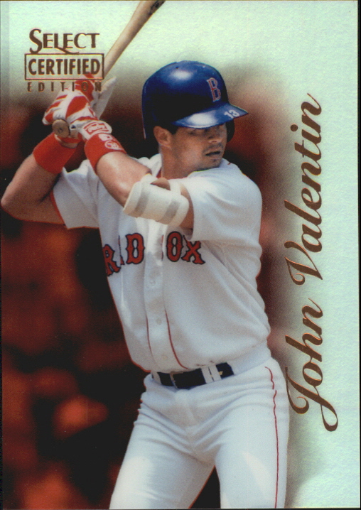 1996 Select Certified Mirror Red #34 John Valentin