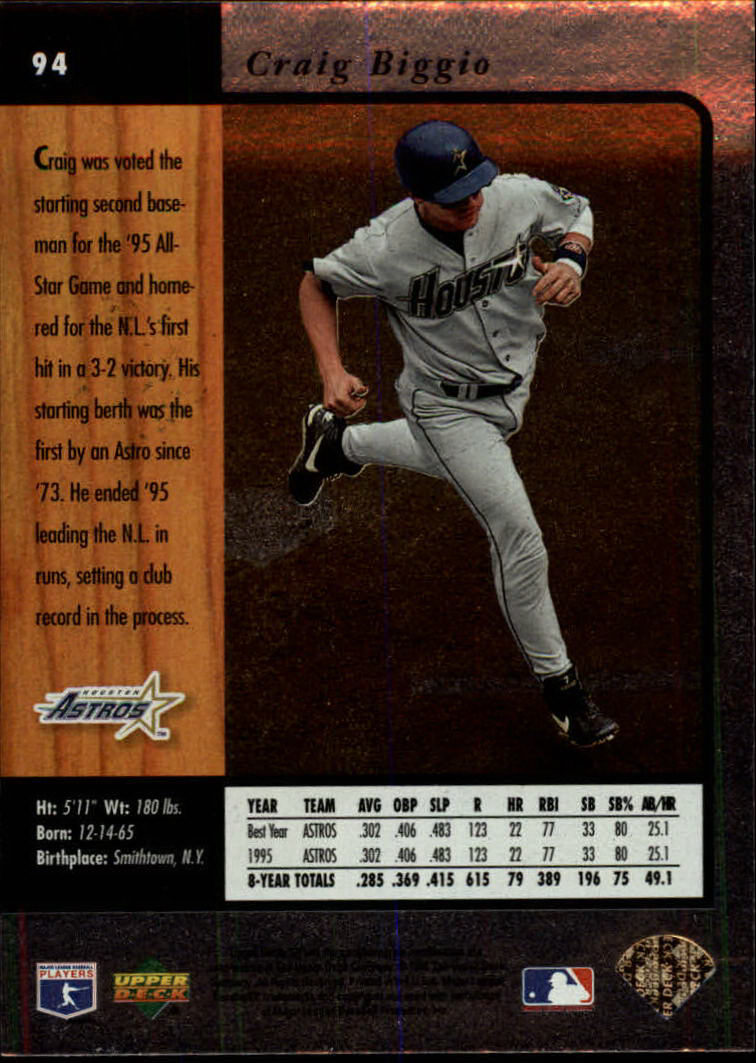 Craig Biggio cards (1990-2023) Astros - You Choose - Bild 93 von 312