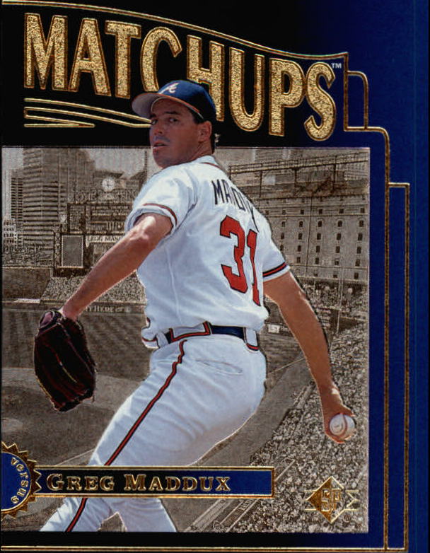 1996 SP Marquee Matchups #MM10 Greg Maddux