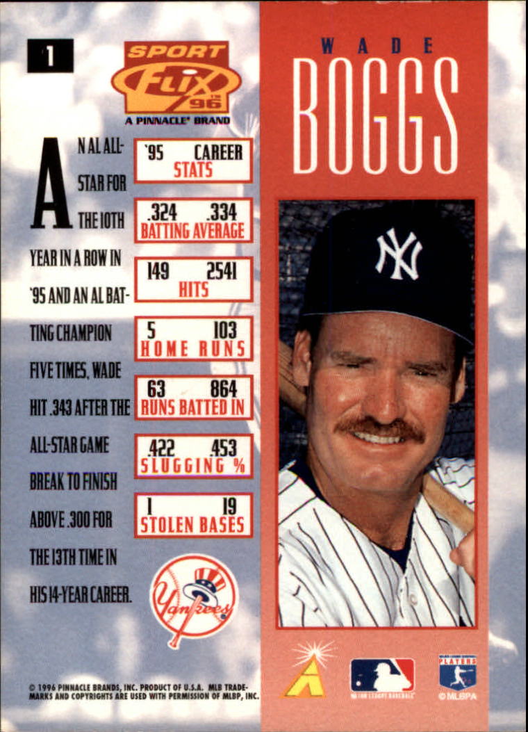 Wade Boggs cards (1989-2024) Red Sox Yankees Rays - You Choose