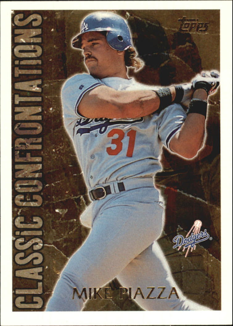 1996 Topps Classic Confrontations #CC10 Mike Piazza