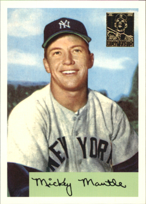 1996 Topps Mantle #4 Mickey Mantle/1954 Bowman