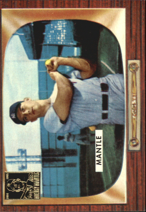 1996 Topps Mantle #5 Mickey Mantle/1955 Bowman