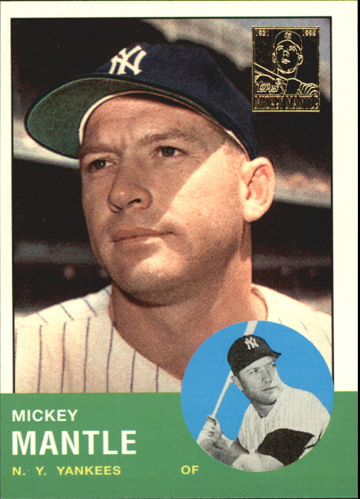 1996 Topps Mantle #13 Mickey Mantle/1963 Topps