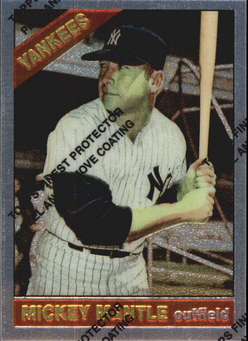 1996 Topps Mantle Finest #16 Mickey Mantle 1966 Topps