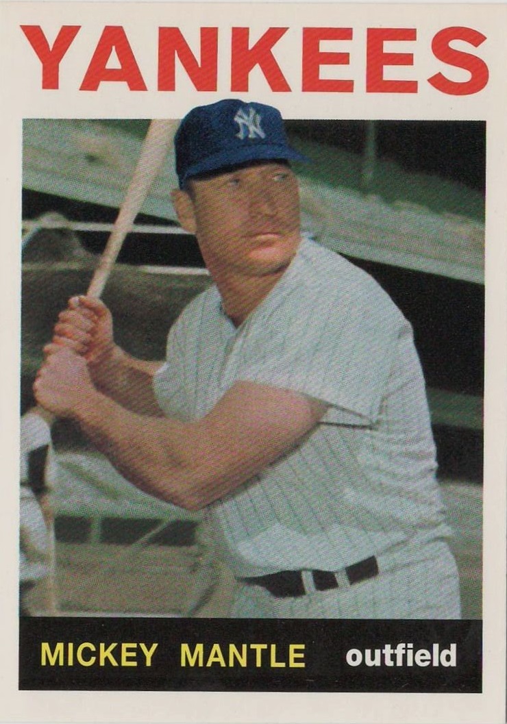 1996 Topps Mantle Redemption #14 Mickey Mantle 1964 Topps (6)