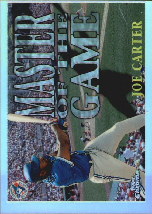 1996 Topps Chrome Masters of the Game Refractors #16 Joe Carter