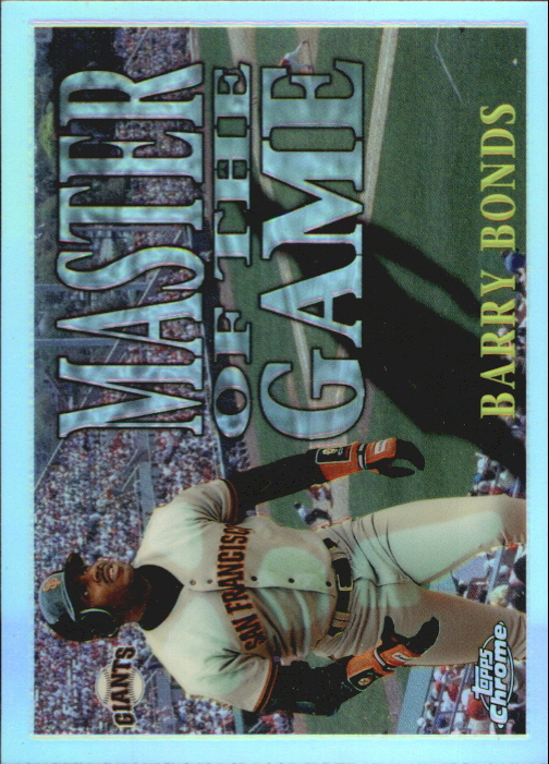 1996 Topps Chrome Masters of the Game Refractors #18 Barry Bonds