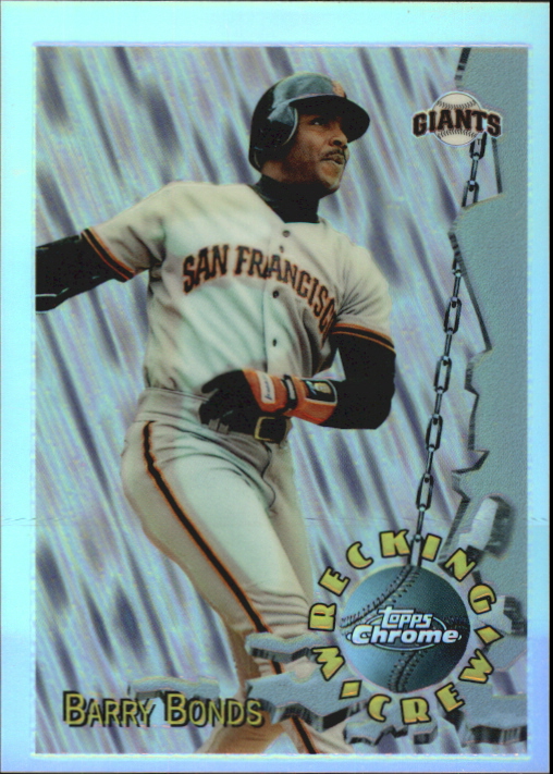 1996 Topps Chrome Wrecking Crew Refractors #WC3 Barry Bonds