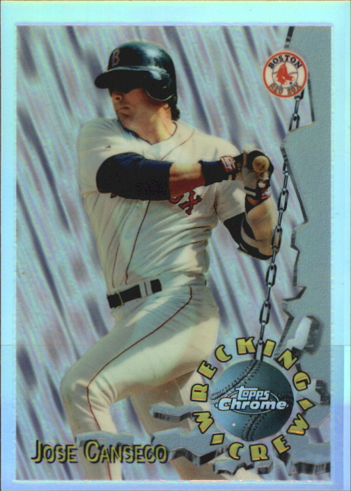 1996 Topps Chrome Wrecking Crew Refractors #WC4 Jose Canseco