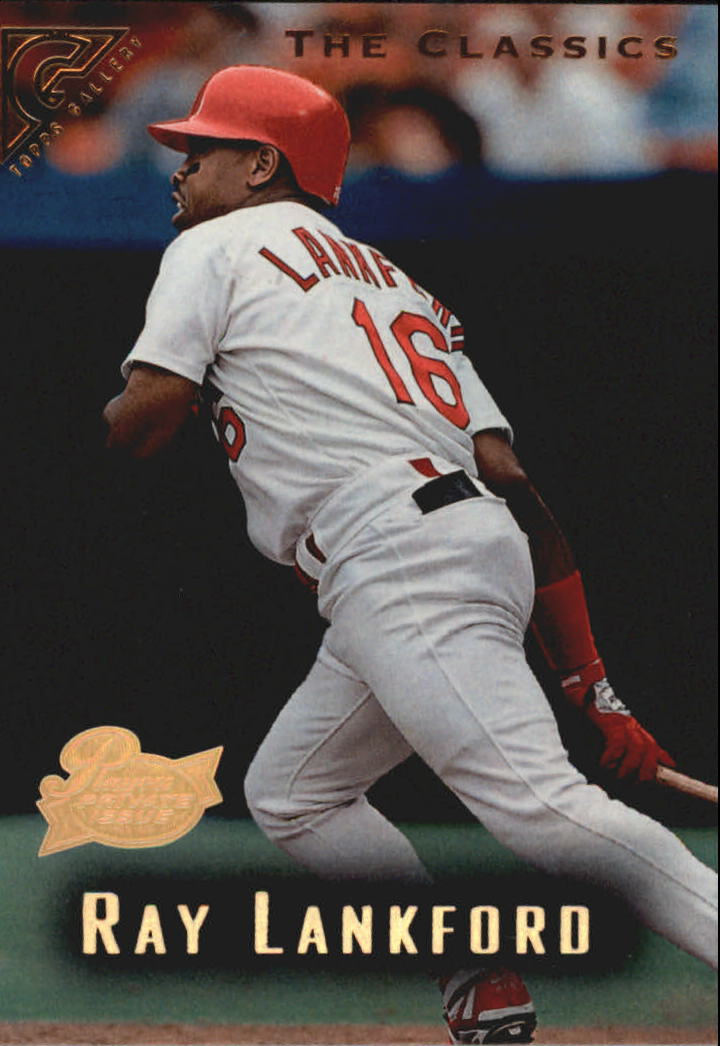 1996 Topps Gallery Players Private Issue #5 Ray Lankford on