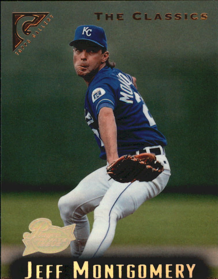 1996 Topps Gallery Players Private Issue #22 Jeff Montgomery