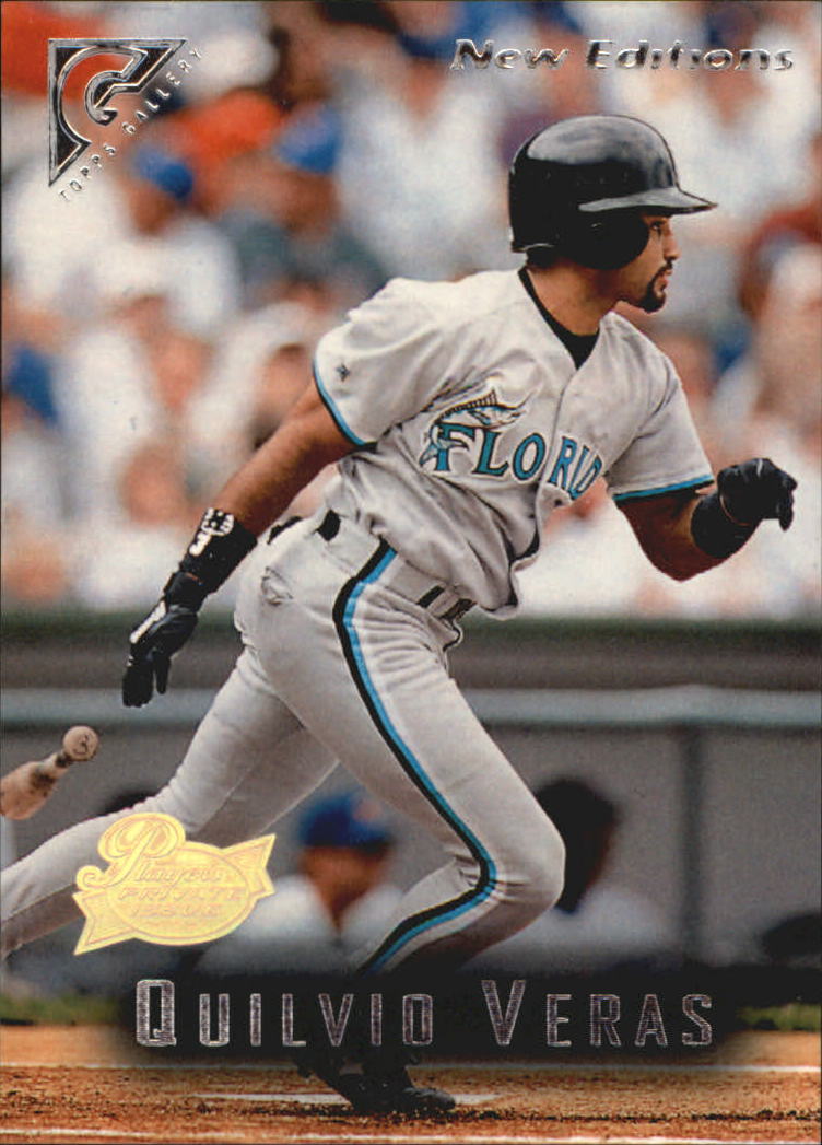 1996 Topps Gallery Players Private Issue #108 Quilvio Veras
