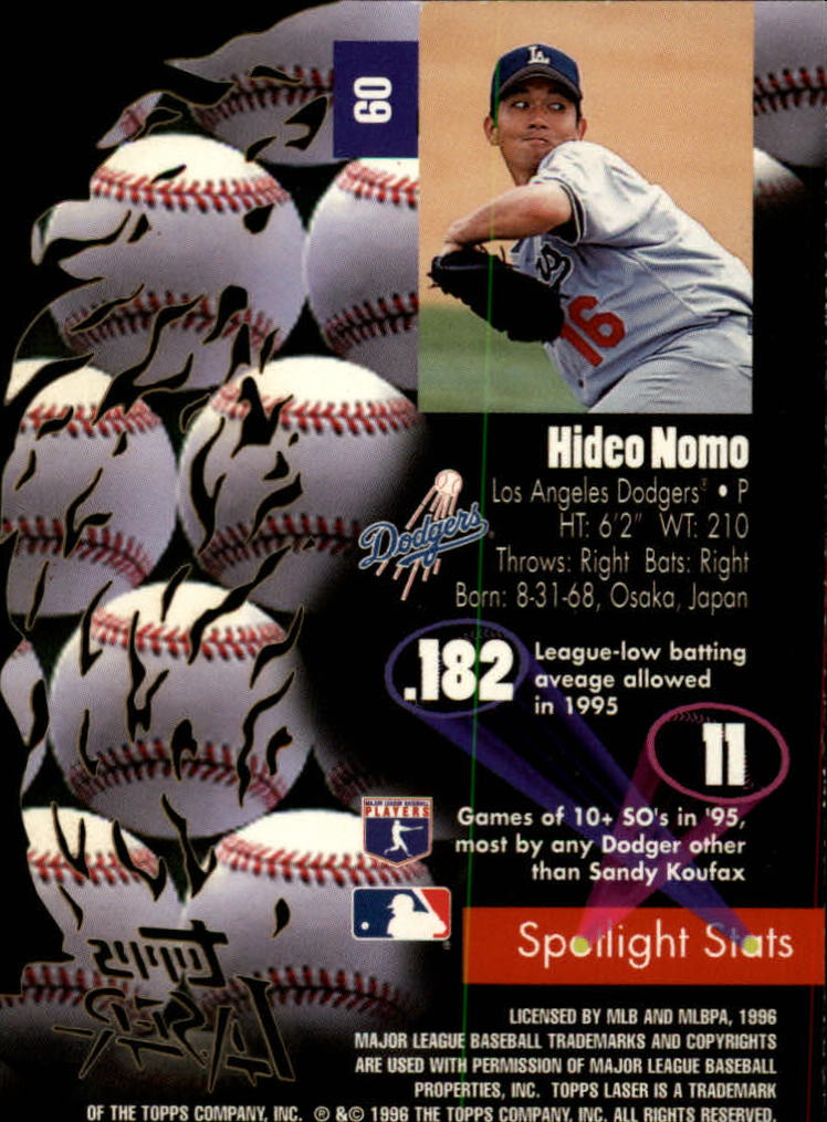 Hideo Nomo cards (1996-2005) Dodgers Red Sox Rays Mets Brewers - You Choose - Picture 5 of 23