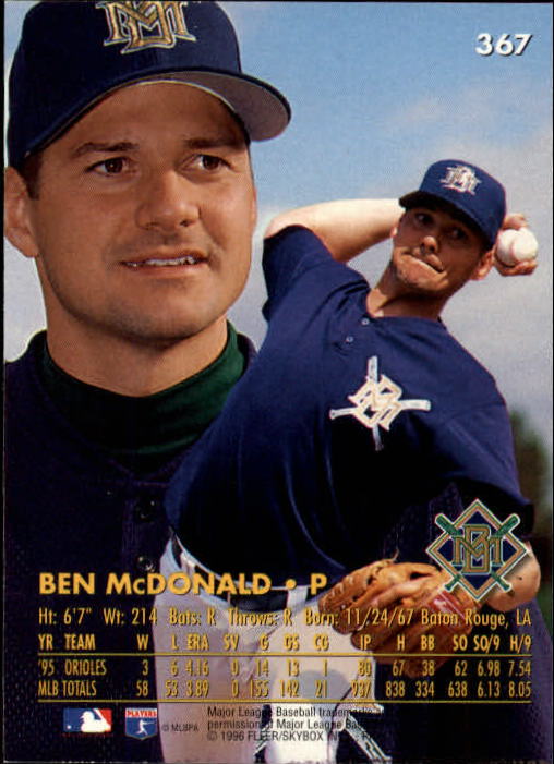 A6305- 1996 Ultra Baseball Card #s 1-600 +Inserts -You Pick- 10+ FREE US SHIP - Picture 239 of 490