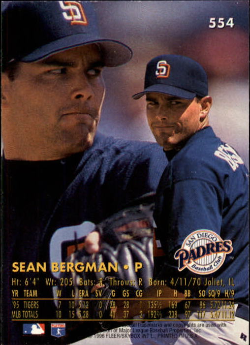 A6305- 1996 Ultra Baseball Card #s 1-600 +Inserts -You Pick- 10+ FREE US SHIP - Picture 359 of 490