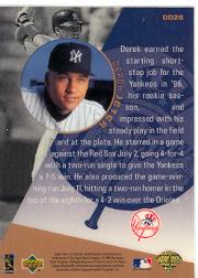 1996 Upper Deck Diamond Destiny #DD28 Derek Jeter back image